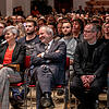 Volles Haus und gute Laune beim Neujahrsempfang: Bürgermeister Arne Zwick, Nina Zwick, Bürgermeister Werner Müller (Wald), Pfarrer ...
