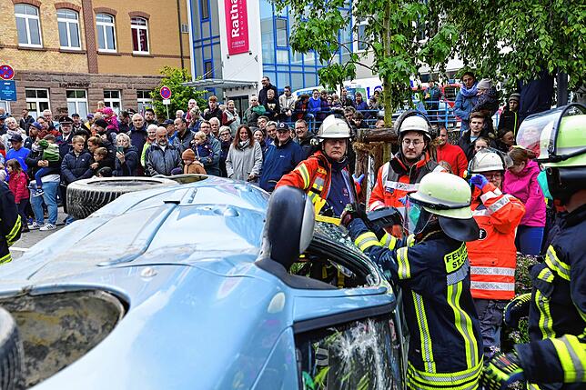 Bild 2: Bilder von der Hauptprobe der Feuerwehr St. Georgen