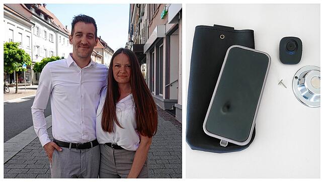 Waldemar und Anna Fribus möchten mit ihrer Erfindung handyfreie Veranstaltungen anbieten. So sollen Besucher wieder mehr im Moment leben ...