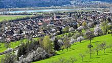 Blick auf die Gemeinde Dogern.