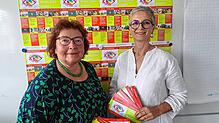 Anneli Ahnert vom Caritasverband Hochrhein (links) und Marion Pfeiffer vom Diakonischen Werk haben bereits seit acht Jahren die ...