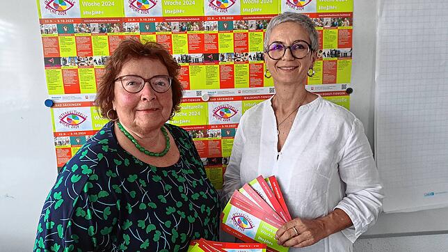 Anneli Ahnert vom Caritasverband Hochrhein (links) und Marion Pfeiffer vom Diakonischen Werk haben bereits seit acht Jahren die ...