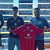 Talent im Grütt: Beim FV Lörrach-Brombach freuen sich Trainer Tiziano Di Domenico (links), Sportchef Tobias Jehle (rechts) und ...