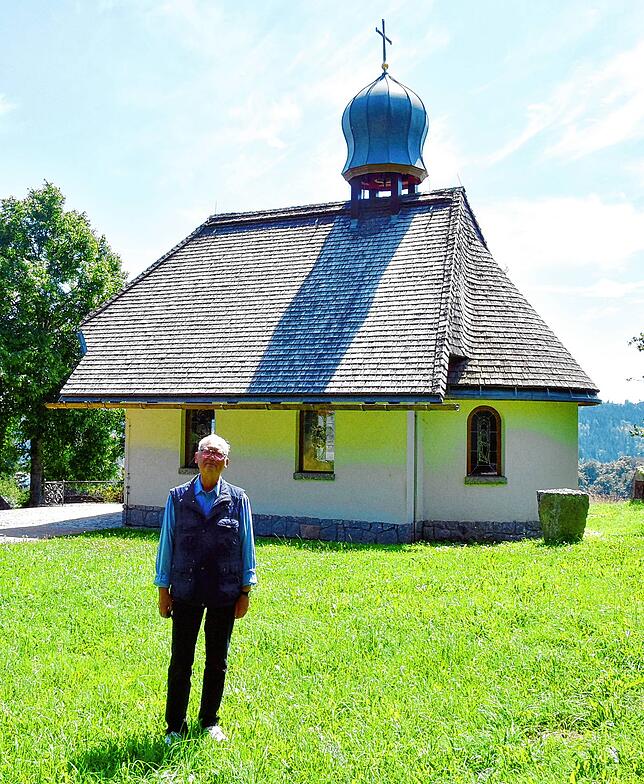 Johannes Sebulke hält sich gerne in der Wittlisberger Kapelle in Häusern auf.