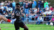 Oumar Coulibaly sorgte fürs erste Tor beim 2:0-Erfolg des ESV Südstern Singen über den VfR Hausen.