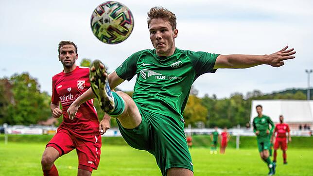 Leistungsträger: Leon Streule zählt mit seinen 20 Jahren bereits zu den Stützen des SV Rheintal in der Kreisliga A, Ost.