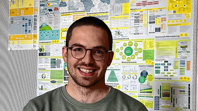 Vor einer vielschichtigen Aufgabe steht Klimamanager Jannik Vester (31), der seine Aufgabe am 1. April übernommen hat.