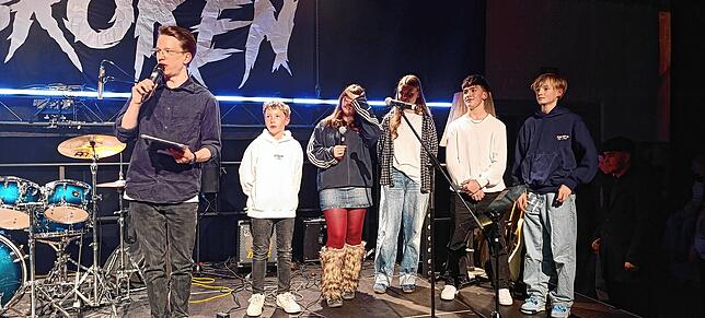 Bild 2: Viel zu hören gab es beim Schüler-Bandcontest in der Lauffenmühle