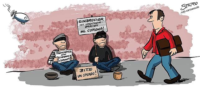 Bild 38: Die Karikatur der Woche: Wie weit weg ist noch zu nah dran?