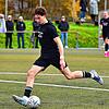 Zug zum Tor: Fabian Behringer kommt zu spät, Kian Andree hat schon abgezogen und erzielt das zweite seiner drei Treffer zum 3:0-Sieg der ...
