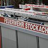 Ein Feuerwehrauto der freiwilligen Feuerwehr Stockach (Symbolbild).