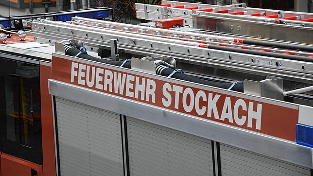 Ein Feuerwehrauto der freiwilligen Feuerwehr Stockach (Symbolbild).