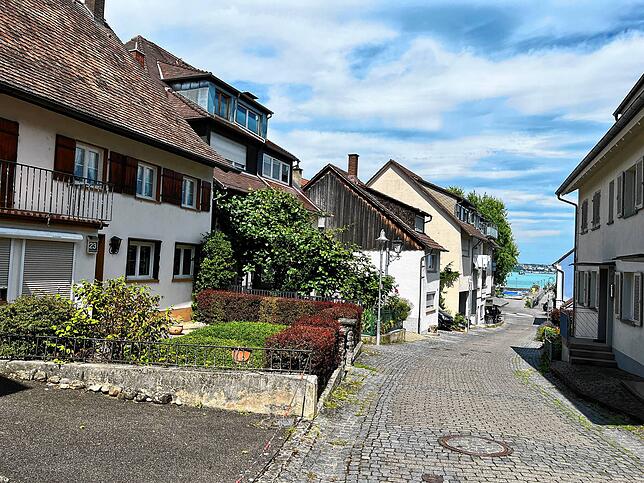 Der Stadtteil Staad war früher ein kleines Fischerdorf. Einige Häuser erinnern noch heute daran.