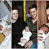 Ella Yuna Beth, hier mit Mama Melissa (linkes Bild), war das erste Neujahrsbaby 2024 im Klinikum Friedrichshafen. Samuel, hier mit ...