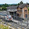 Ein Zug der SBB-Linie S9 im Bahnhof Jestetten. Für diese Strecke gilt das Neun-Euro-Ticke nicht.