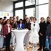 Dorothea Wehinger (MdL, Fünfte von links) hatte den Kontakt zum BSZ Stockach hergestellt, weil Muhterem Aras (Mitte), Präsidentin des ...