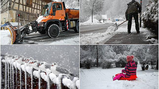Bild : Zwischen Arbeit und Vergnügen: So wirkte sich der Wintereinbruch in und um Stockach aus