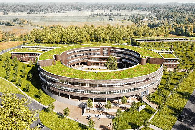 So soll der Neubau der Bertha-Benz-Schule aussehen.