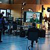Schon 30 Minuten vor der Live-Schalte zur Internationalen Raumstation (ISS) findet in der Sporthalle der Gewerblichen Schulen eine ...