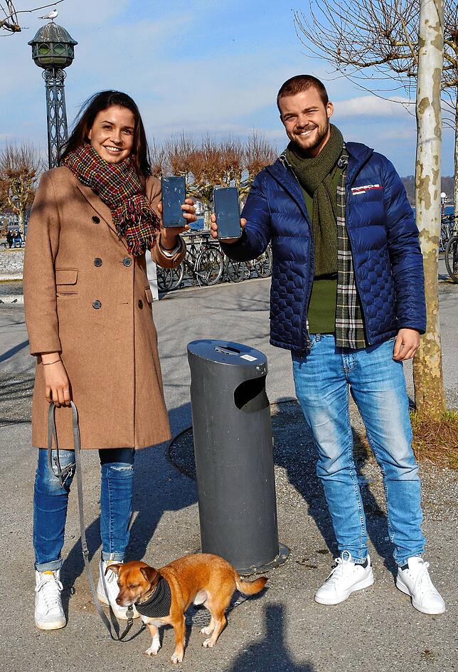 Korrekte Mülltrennung kann Spaß machen: Das Start-up „The Fortunate Planet“ mit Lisa Benkler und Gründer Pascal Ritter hat ...