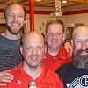 Sie freuen sich auf die närrischen Tage: Das neue Elferratsmitglied Marius Meier (von links), Narrenvater Axel Heizmann, Zunftmeister ...