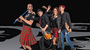 Cúl na Mara, die deutsche Celtic-Folk-Rock-Gruppe, kombiniert traditionelle Instrumente wie Highlandpipe mit modernen Instrumenten wie ...