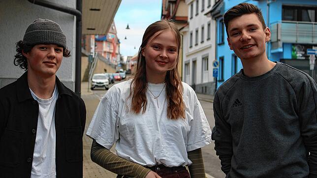 Aaron Heinemann, Svenia Wittenberg und Jonas Schorpp wollen, dass Donaueschingen ein Zeichen gegen den Klimawandel setzt. Sie setzen ...