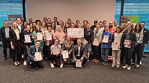 Alle sind Gewinner: Große Freude bei den Gewinnern der Vereinsförderaktion 2025 von Sparkasse Hochrhein und SÜDKURIER Medienhaus. Die ...