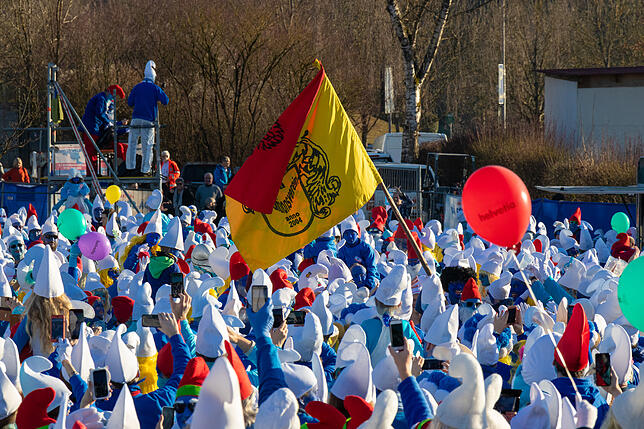 Bild 22: Bilder vom Schlumpf-Weltrekord in Lauchringen