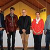 Die Kirche als Probelokal? Dieser Plan könnte bald tatsächlich in die Tat umgesetzt werden: Bürgermeister Micha Bächle (von links), Ralf ...