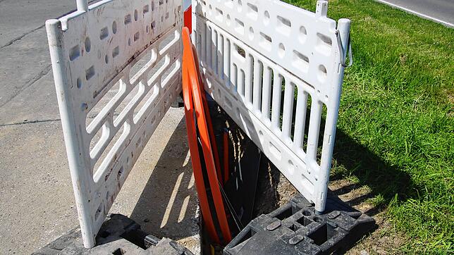 Die Glasfaserinfrastruktur verläuft unterirdisch.