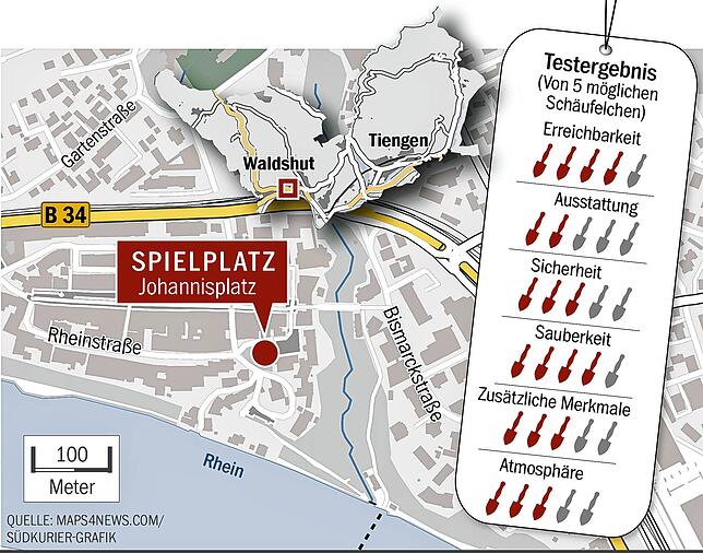 Bild 2: Spielplatz-Check: Auf dem Johannisplatz warten viele Abenteuer, für Kleine dürfte es etwas mehr sein