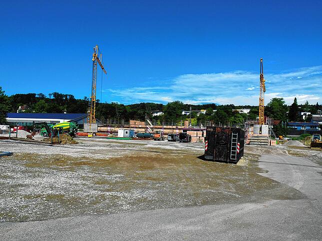 Der Lidl-Markt in Jestetten wird direkt neben den bestehenden von Aldi kommen.