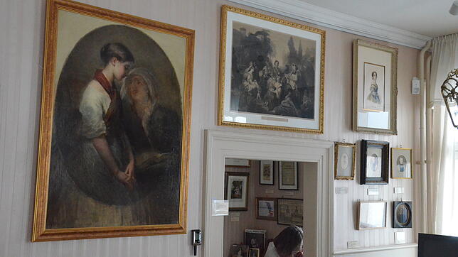 Eine Ölstudie aus dem Nachlass der Winterhalter-Brüder (Foto) und weitere Kunstwerke hat das Museum „Le petit Salon“ in Menzenschwand ...