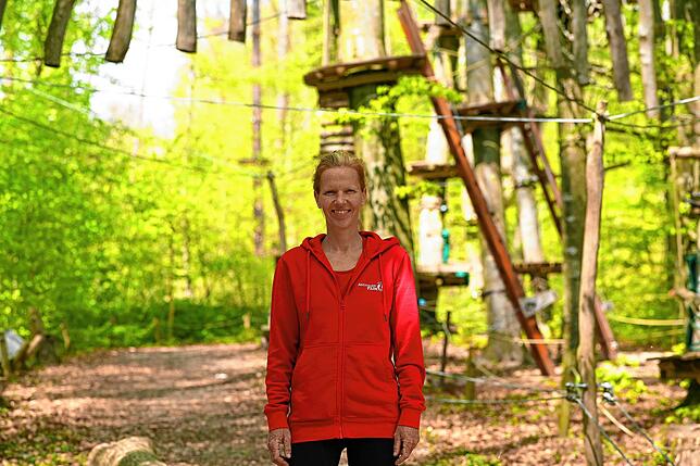 Sonja Benkhard ist Geschäftsführerin des Abenteuerparks Immenstaad und hofft auf eine baldige Wiedereröffnung, natürlich mit Hygienekonzept.