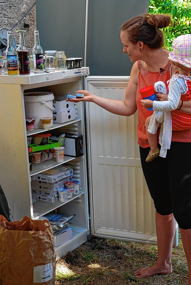 Alles gratis gab es am offenen Kühlschrank der Waldshuter Foodsharing-Initiative.