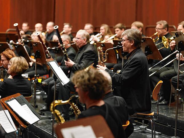 Das Städtische Orchester begleitete den Abend musikalisch.