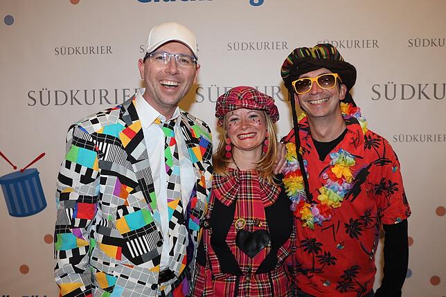 Bild 11: An der SÜDKURIER-Fotowand: Das sind die Gäste der Fernsehfasnacht (Teil 3)