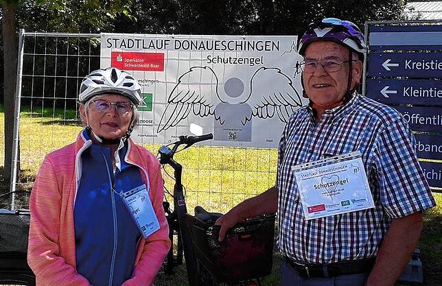 Sie machten den Schutzengellauf zu einer Schutzengelfahrt: Agi und Sigi Limberger