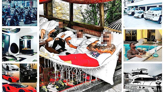 Villa, Yacht und Luxusschlitten: So posieren die aus Villingen-Schwenningen geflohenen Gebrüder C. in sozialen Netzwerken und protzen ...