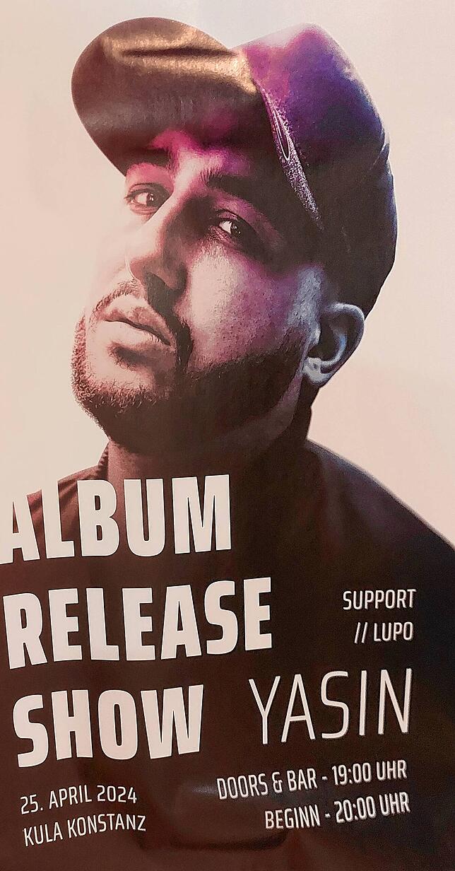 Das Plakat, das auf die Release-Party am Donnerstag, 25. April, im Kula hinweist.