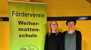 Die Neuen im Vorstand: die Vorsitzende Judith Rothe (rechts) und ihre Stellvertreterin Kathrin Kaiser. Foto: Förderverein