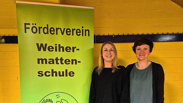 Die Neuen im Vorstand: die Vorsitzende Judith Rothe (rechts) und ihre Stellvertreterin Kathrin Kaiser. Foto: Förderverein