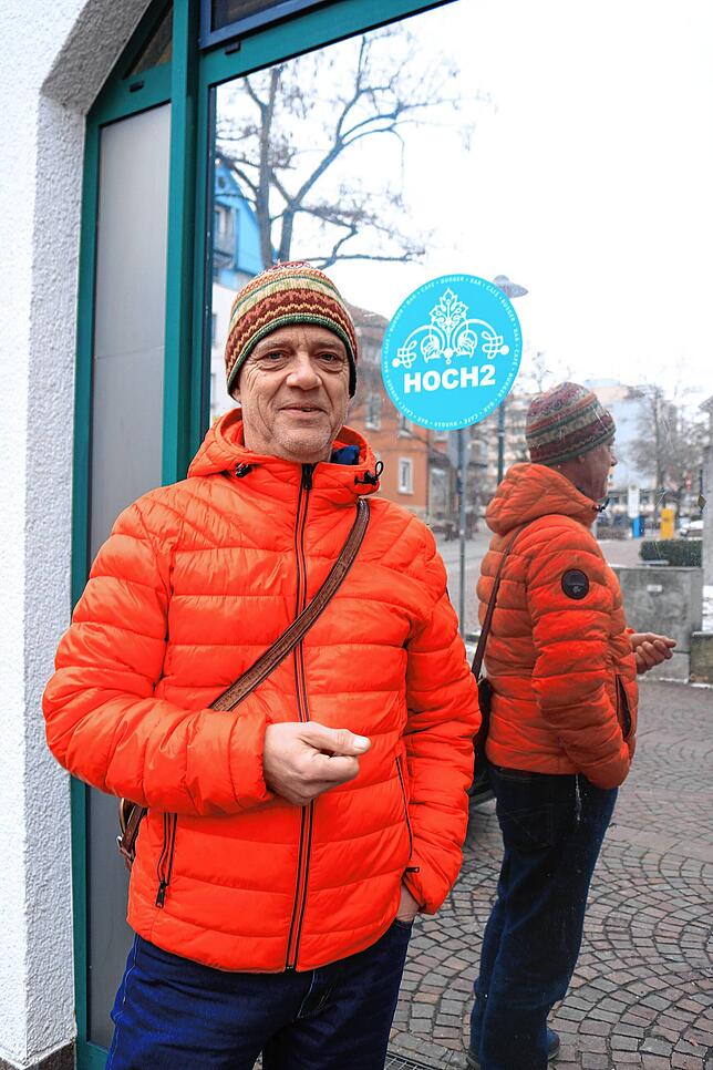 Roland Volk sieht in der Schließung von Real kein Problem. Er kauft lieber in der Kernstadt ein.