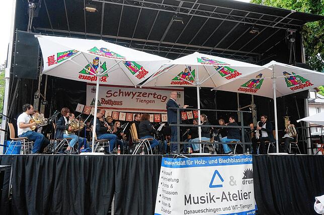 Bild 26: Fulminanter Abschluss des 610. Tiengener Schwyzertags: Die Bilder vom Wunschkonzert der Stadtmusik