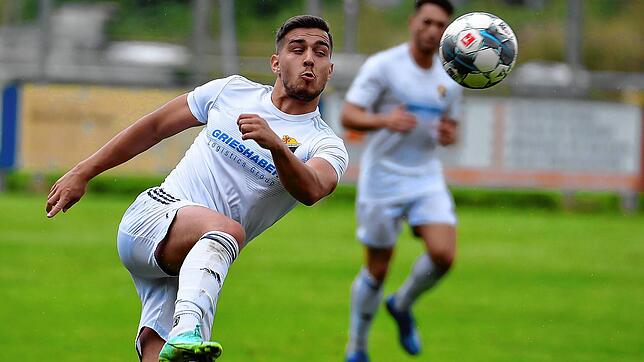 Im Training: Der lange verletzte Jonas Gläsemann könnte am Samstag wieder in den Kader des SV 08 Laufenburg rücken. Auch Teamkollege ...