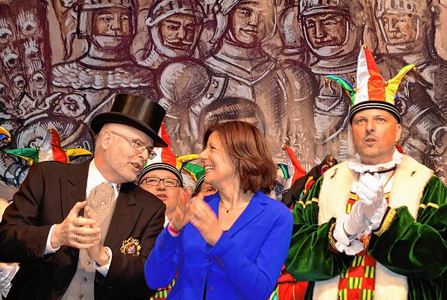 Fasnacht 2017 beim Empfang von Malu Dreyer.