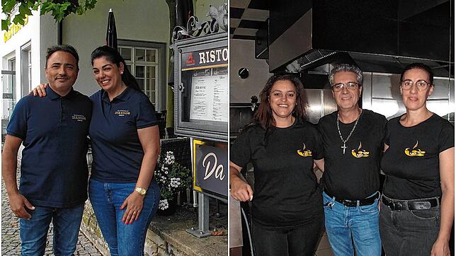 Zwei Teams, die an anderer Stelle nochmal für gutes Essen sorgen wollen: Aurelio und Maria Bauleo (links) haben das Gasthaus Sonne am ...