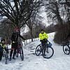 Freizeitsportler vom Hegau-Bike-Team wehren sich gegen eine pauschale Verurteilung von Mountainbikern: Hubertus Ammelounx (von rechts), ...