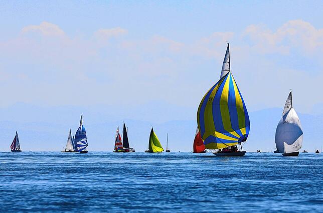 Bild 32: Wassersport im Mittelpunkt der Bodenseewoche